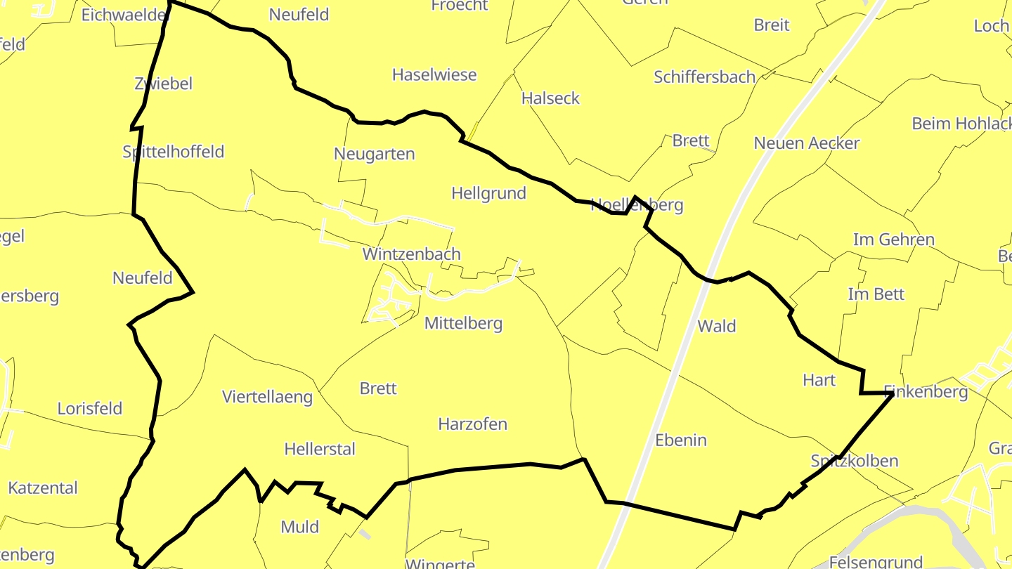 Carte des prix de l'immobilier Wintzenbach