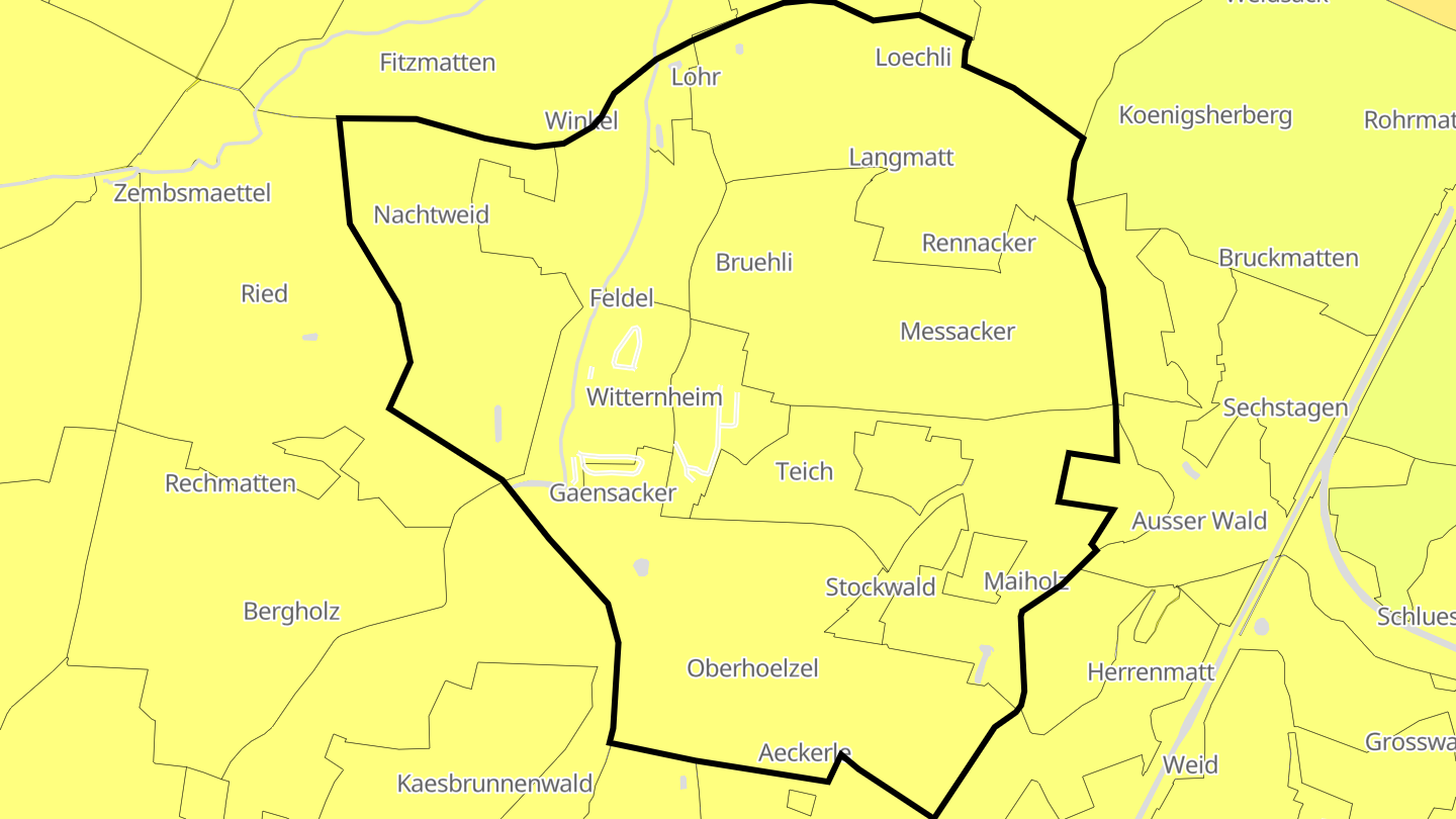 Carte des prix de l'immobilier Witternheim