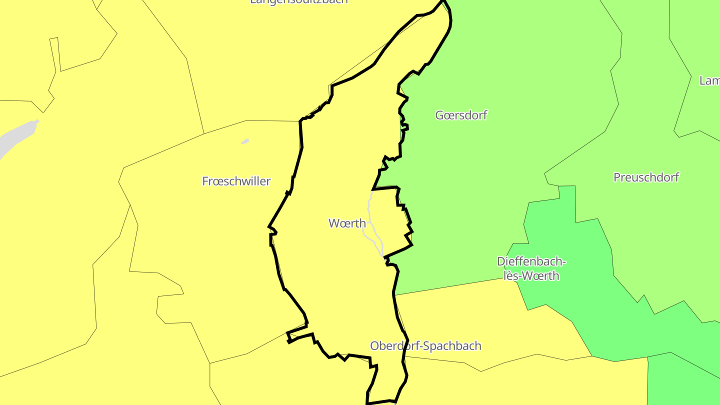 Carte des prix de l'immobilier Wœrth