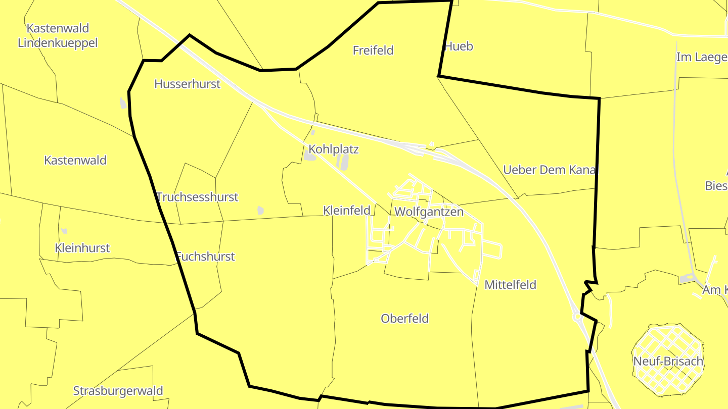 Carte des prix de l'immobilier Wolfgantzen