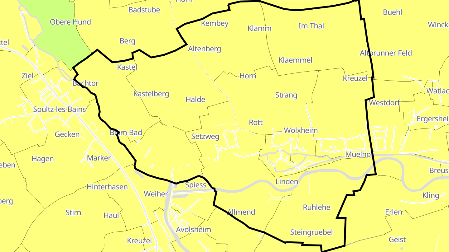 Carte des prix de l'immobilier Wolxheim