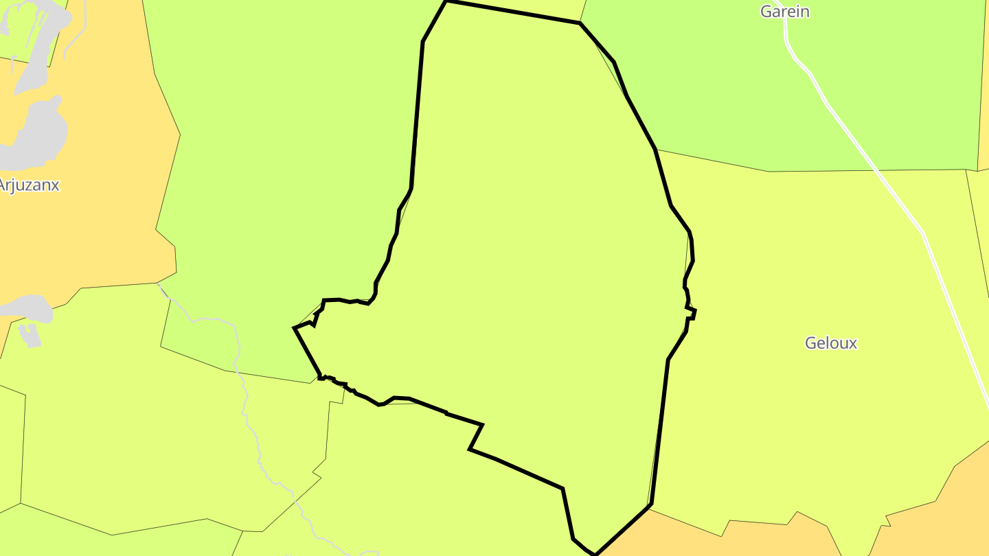 Carte des prix de l'immobilier Ygos-Saint-Saturnin