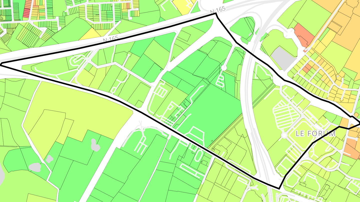 Carte des prix de l'immobilier Z.A. Le Croisy