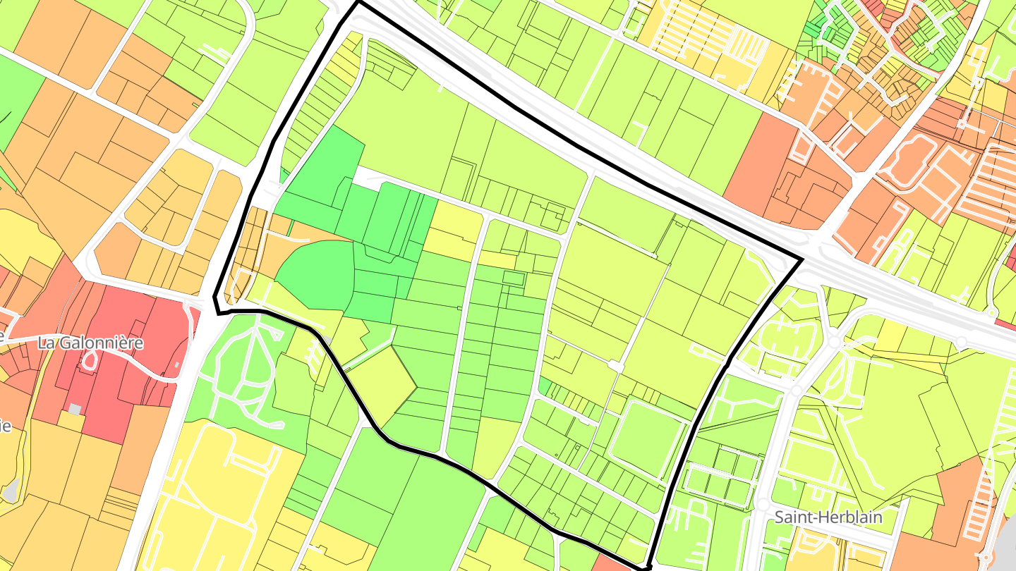 Carte des prix de l'immobilier Z.I. Chêne Lassé
