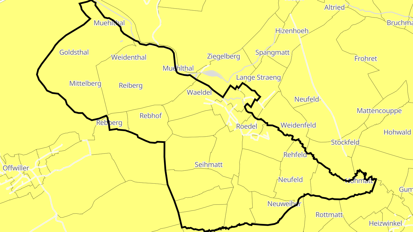 Carte des prix de l'immobilier Zinswiller
