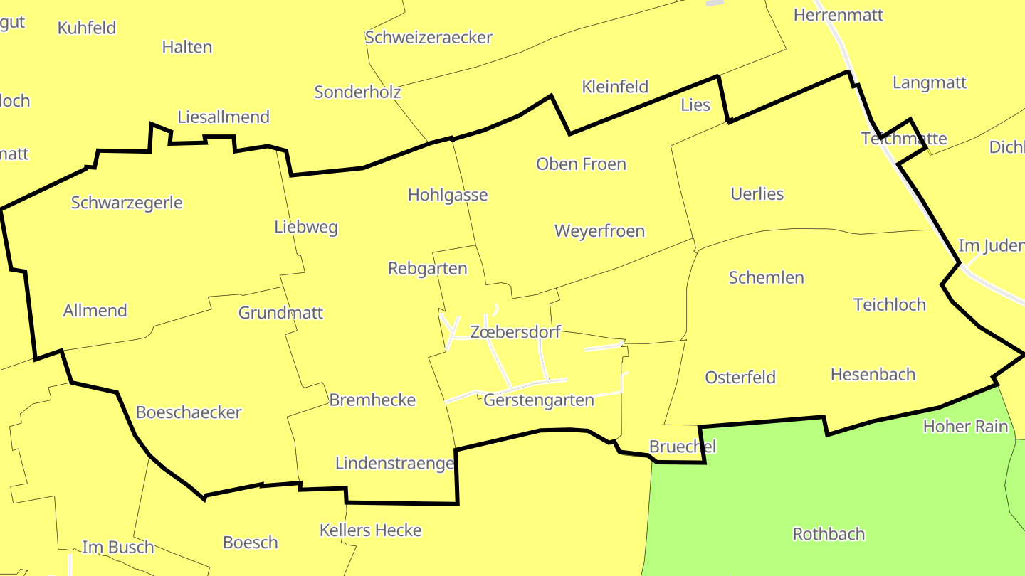 Carte des prix de l'immobilier Zœbersdorf