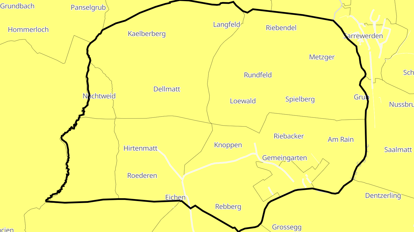 Carte des prix de l'immobilier Zollingen